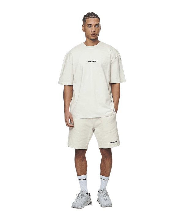 Pegador Logo Heavy Short Beige - beige