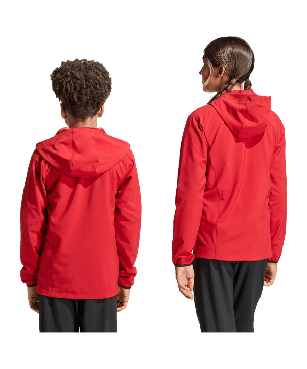 adidas Tiro Travel Windjacke Kids Rot - rot