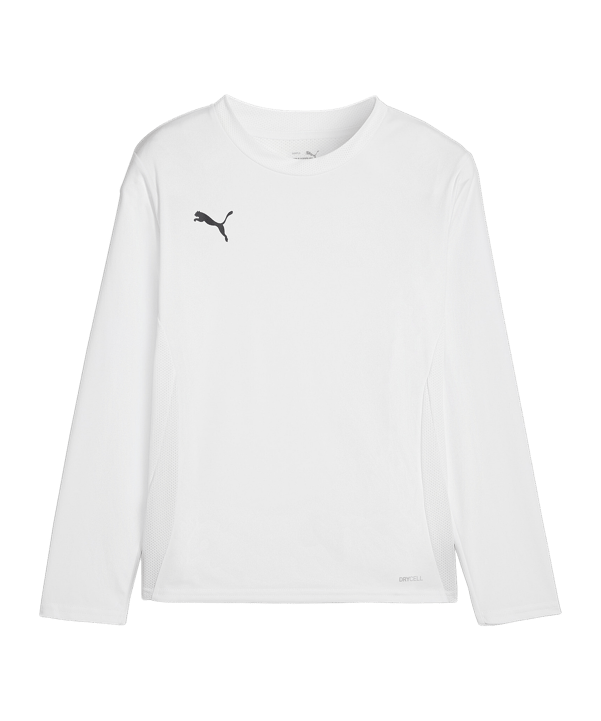 PUMA teamGOAL Trikot Langarm Kids Weiss Schwarz F04 - weiss