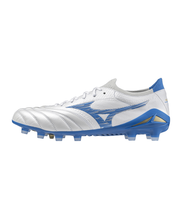 Mizuno Morelia Neo IV Beta Made in Japan FG Mugen Weiss Blau F25 - weiss