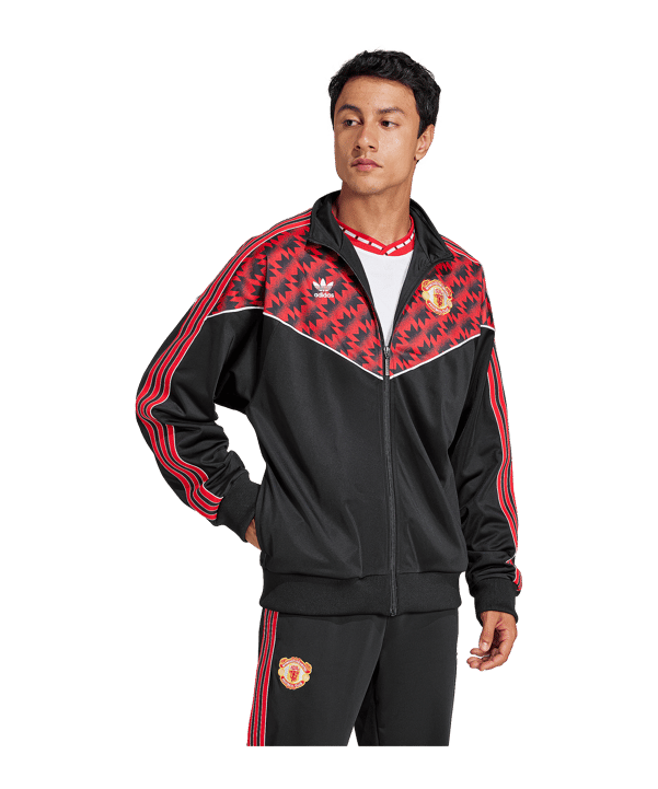 adidas Manchester United 1991 Trainingsjacke Schwarz - schwarz