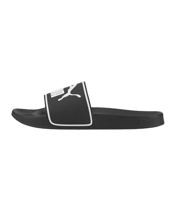 PUMA Leadcat 2.0 Badelatsche Schwarz Weiss F01 - schwarz