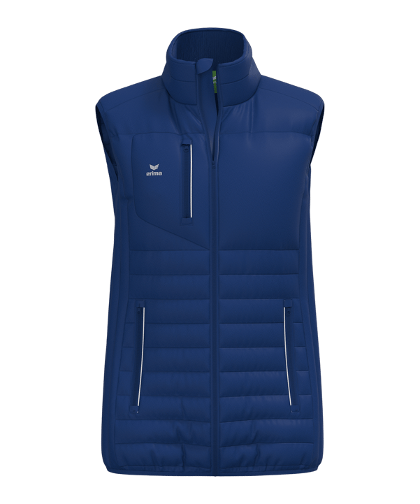 Erima CMPT Puffer Weste Damen Blau - blau