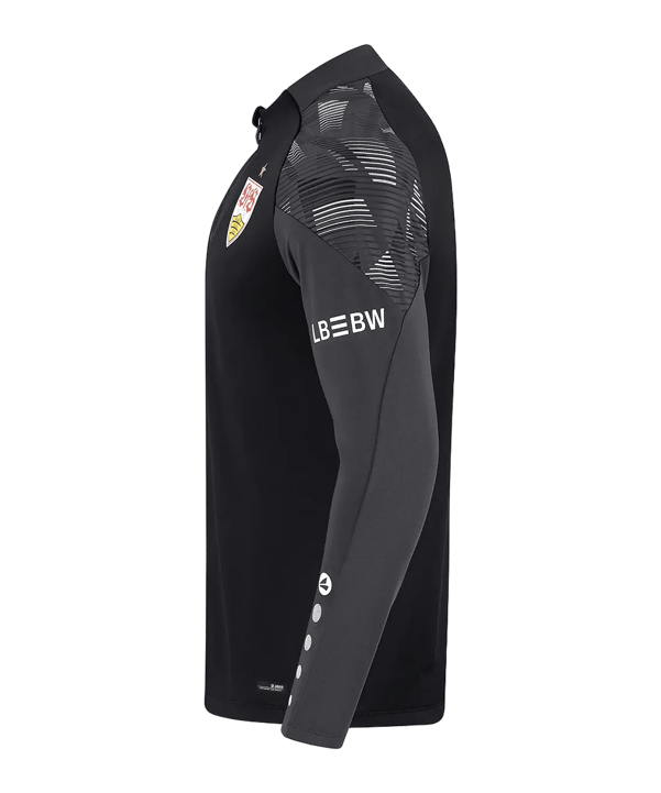 JAKO VfB Stuttgart Warm-Up International Zip Top Noir C812 - noir