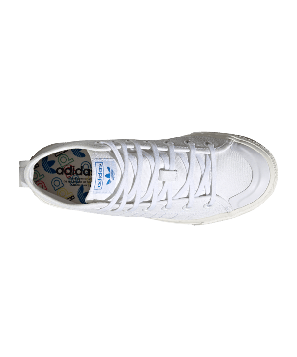 adidas Originals Nizza Hi RF Damen Weiss - weiss
