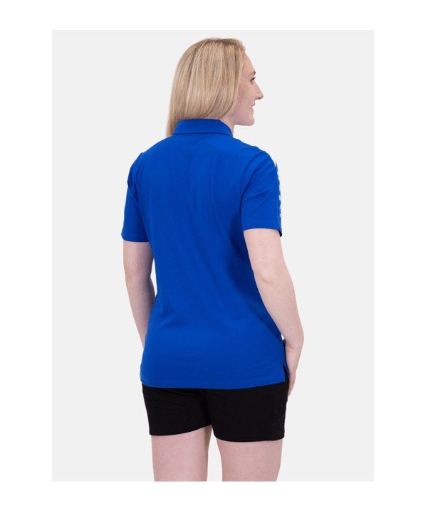 JAKO Power Poloshirt Damen Blau Weiss F400 - blau
