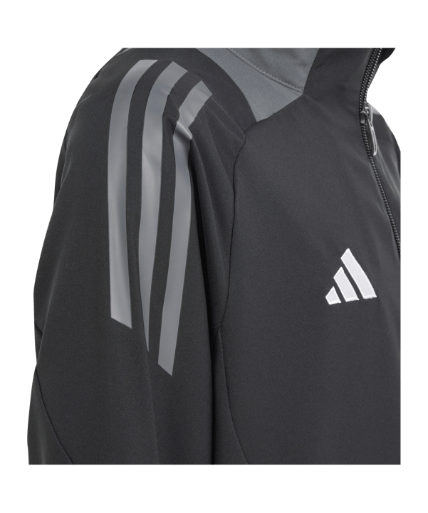 adidas Tiro 24 Competition Präsentationsjacke Kids Schwarz - schwarz