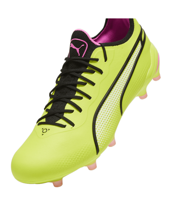 PUMA KING Ultimate FG/AG Phenomenal Gelb Schwarz Pink F06 - gruen