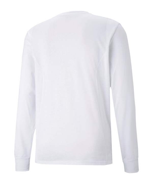 PUMA Basketball Shooting Shirt langarm Weiss F02 - weiss