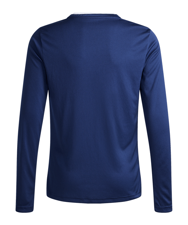 adidas Entrada 26 Trikot Langarm Kids Dunkelblau - weiss