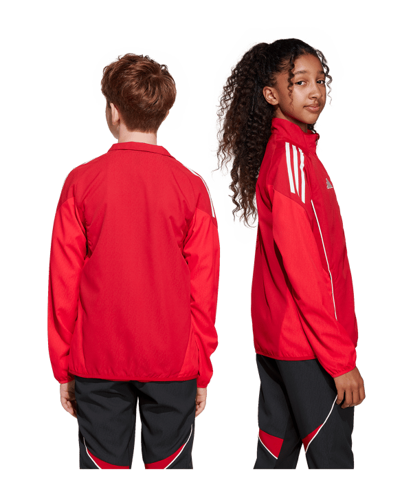 adidas Tiro 25 Competition Präsentationsjacke Kids Rot - rot