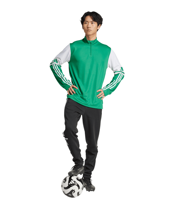 adidas Squadra 25 HalfZip Sweatshirt Grün - gruen