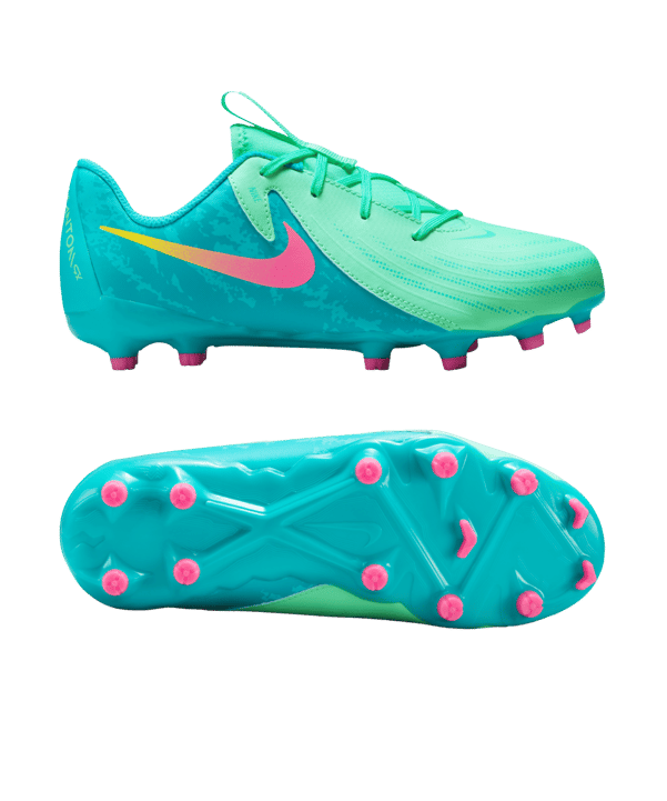 Nike Jr Phantom GX II Academy FG/MG Phantom Vortex Kids Grün Schwarz F300 - gruen