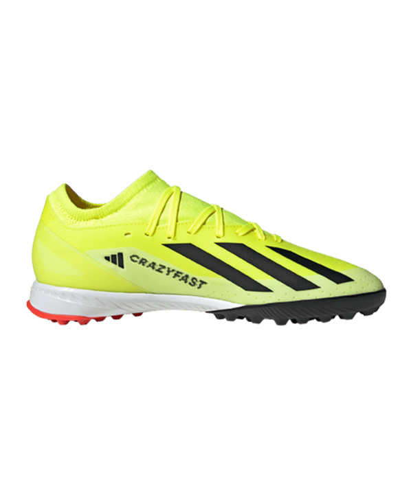 adidas X Crazyfast League TF Solar Energy Gelb Schwarz Weiss - gelb