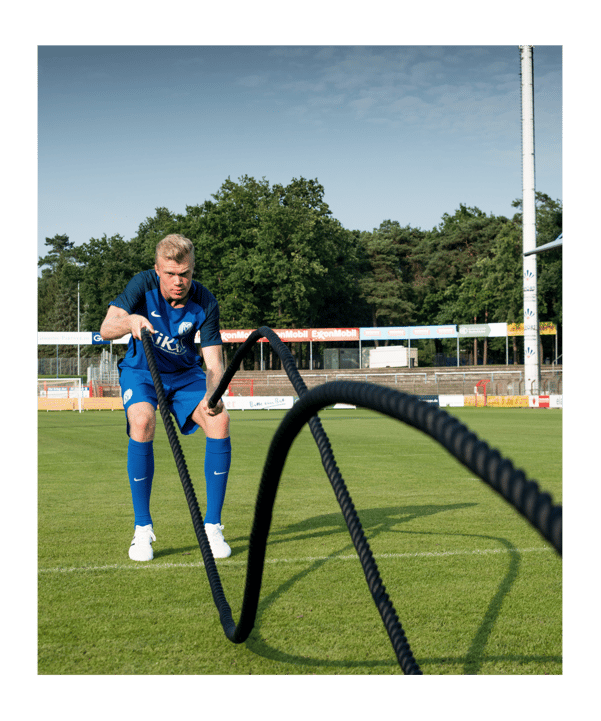 Cawila GYM ROPE | Battlerope | 12m Schwarz - schwarz