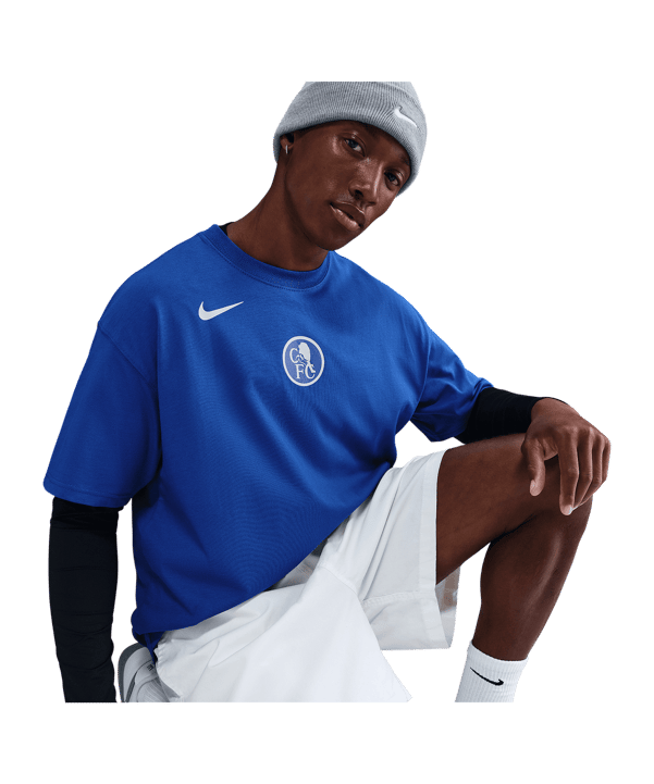Nike FC Chelsea London T90 Remix T-Shirt Blau F480 - blau