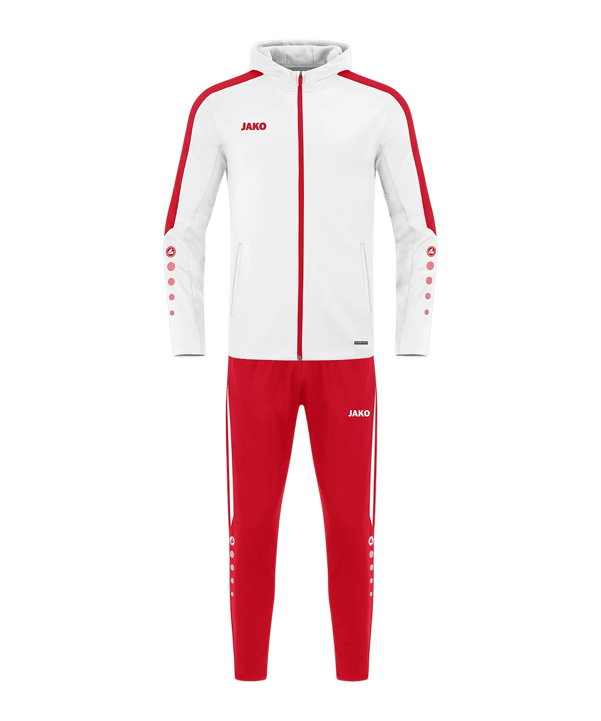 JAKO Power Trainingsanzug Kids Weiß F004 - weiss