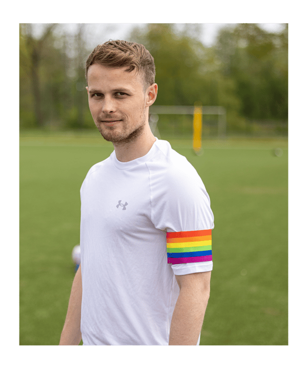 Cawila Diversity Kapitänsbinde Regenbogen | S-M - rot