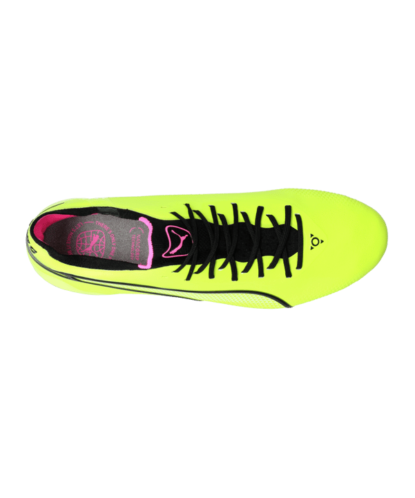 PUMA KING Ultimate FG/AG Phenomenal Damen Gelb Schwarz Pink F04 - gruen