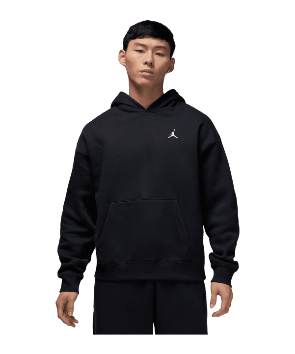 Jordan Brooklyn Fleece Oversized Kapuzenjacke Schwarz F010 - schwarz