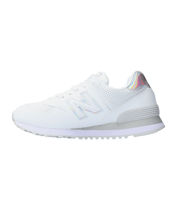 New Balance 574 Damen Weiss Grau FHU2 - weiss