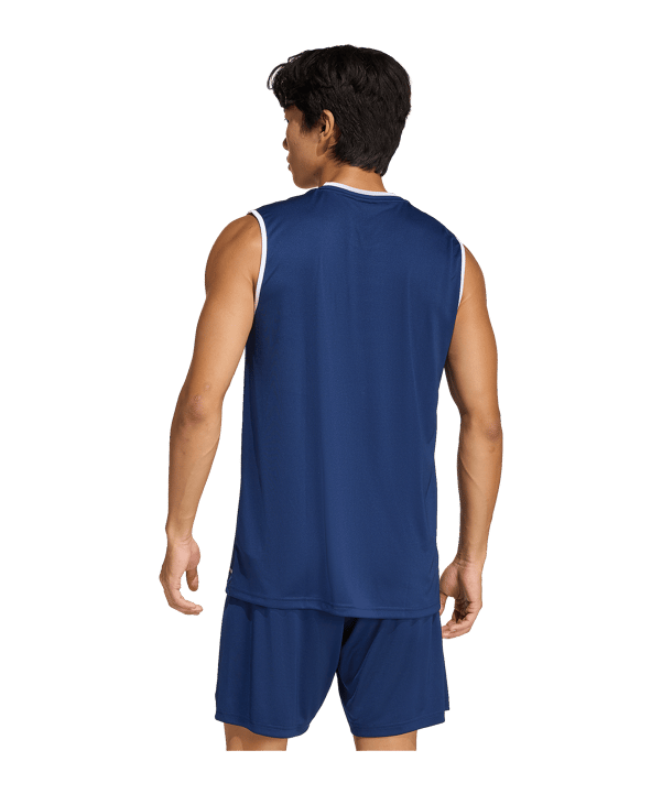adidas Entrada 26 Trikot Dunkelblau - weiss