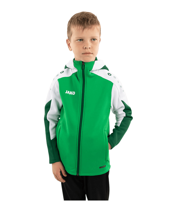 JAKO Dynamic Kapuzenjacke Kids Grün F204 - gruen