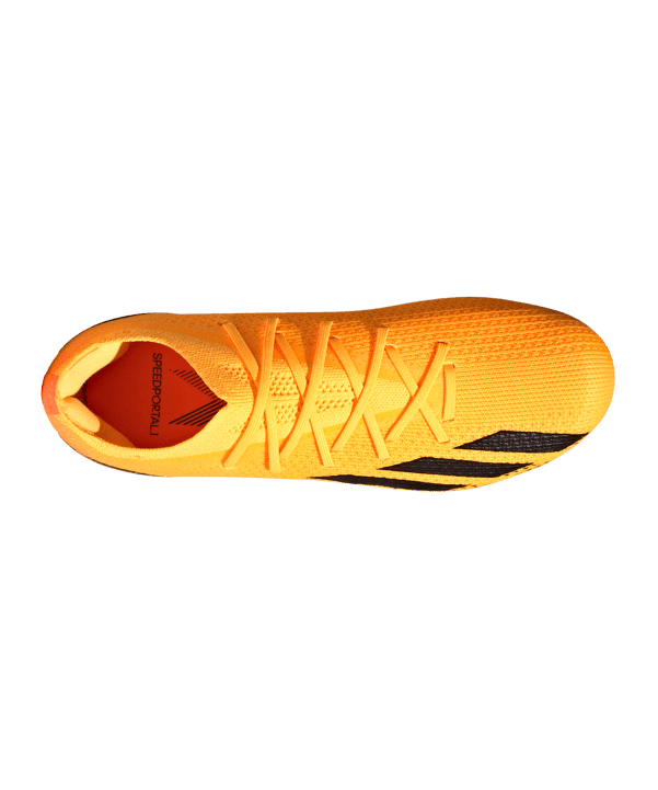 adidas X Speedportal.1 FG Heatspawn Kids Orange Gold Schwarz - gold