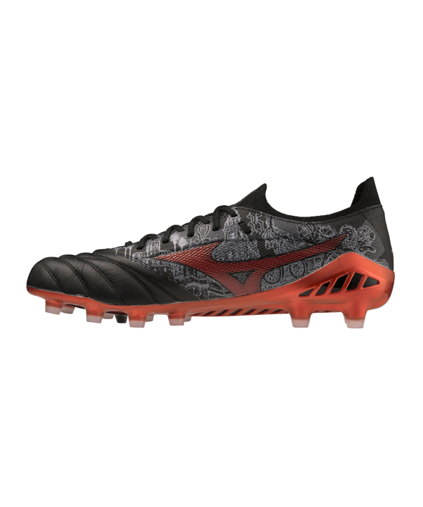 Mizuno Morelia Neo III FG Sergio Ramos 4 Schwarz Rot F04 - schwarz