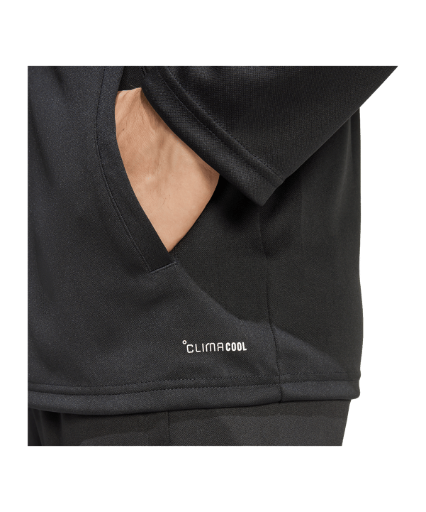 adidas Entrada 26 Trainingsjacke Schwarz - schwarz