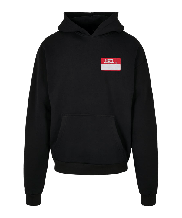 Mister Tee Hey! My Name Is Oversize Hoody Schwarz - schwarz