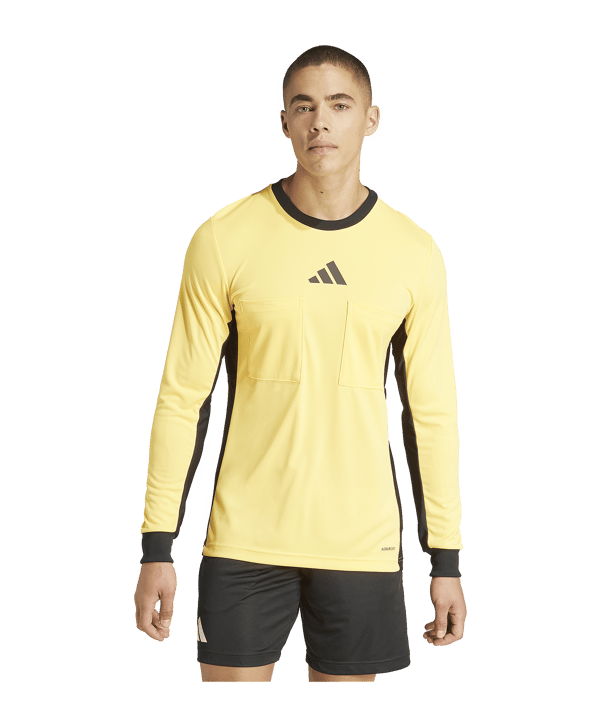 adidas Referee 24 Schiedsrichtertrikot Langarm - gelb