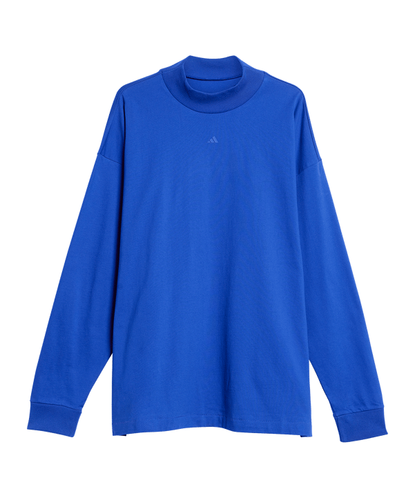 adidas Basketball Trikot langarm Blau - blau