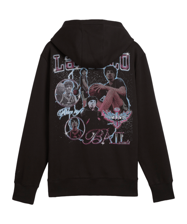 PUMA Melo Iridescent Hoody Schwarz F01 - schwarz