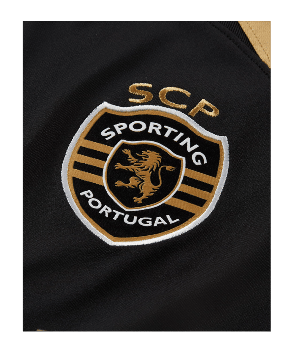 Nike Sporting Lissabon X CR7 Trikot 2023/2024 Schwarz Gold F010 - schwarz