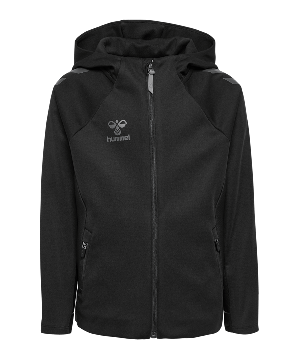 Hummel Cima 2.0 Kapuzenjacke Kids Schwarz F2001 - schwarz