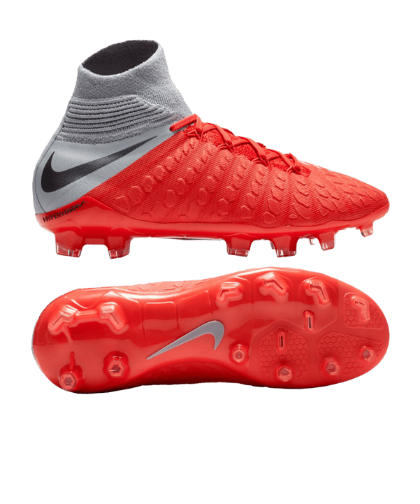 Nike Jr Hypervenom Phantom III Elite DF FG Kids F600 - rot