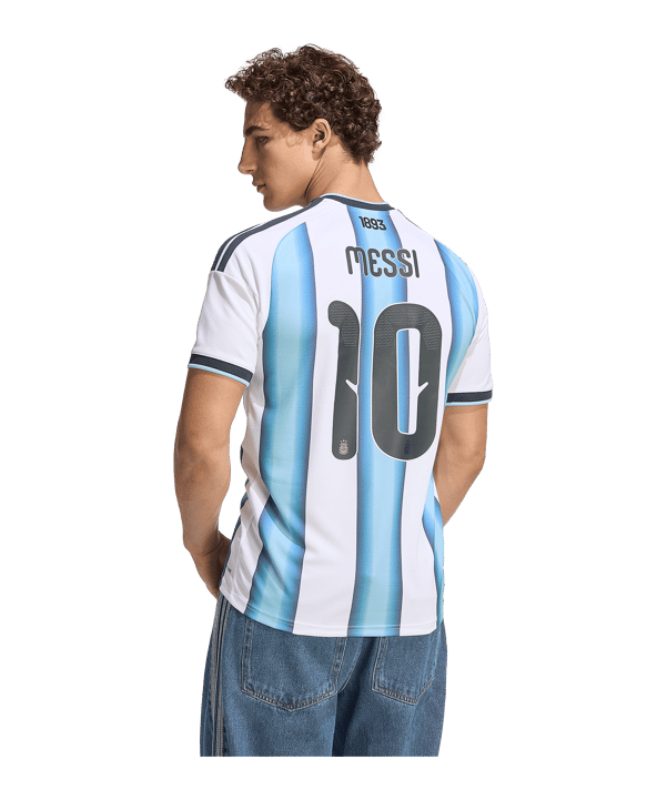 adidas Argentinien MESSI Trikot Home WM 2026 Weiß - weiss