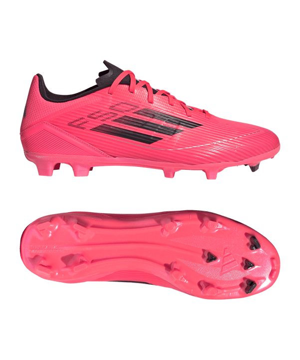 adidas F50 League FG/MG Vivid Horizon Pink Schwarz - rosa