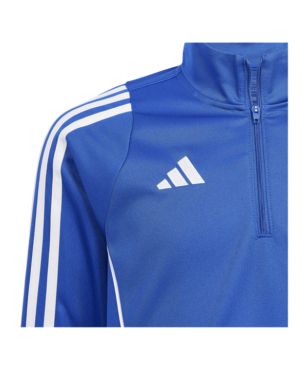adidas Tiro 24 Trainingstop Kids Blau Weiss - blau