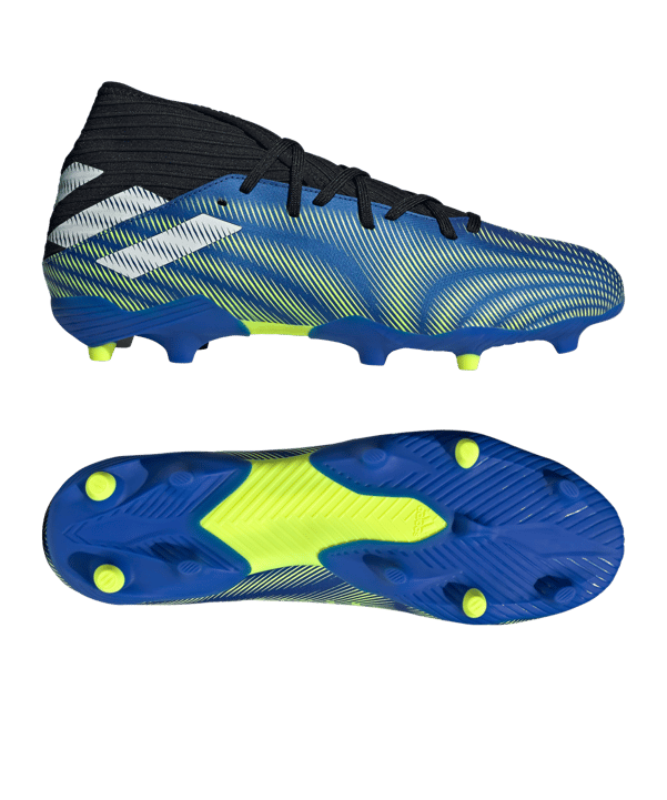 adidas NEMEZIZ.3 FG Superlative Blau Weiss - blau
