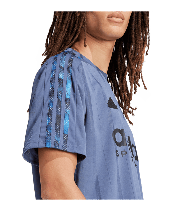 adidas Tiro T-Shirt Blau - blau