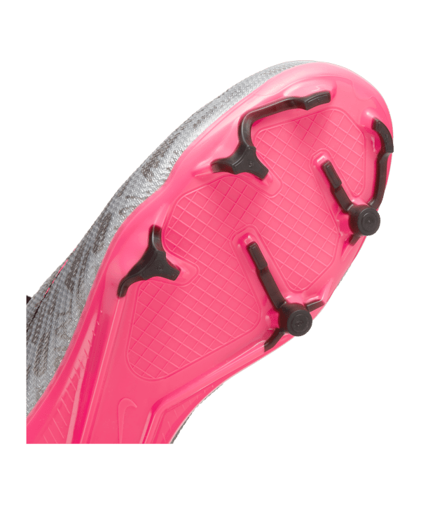 Nike Jr Air Zoom Mercurial Superfly IX Pro FG XXV Kids Silber Pink F060 - silber