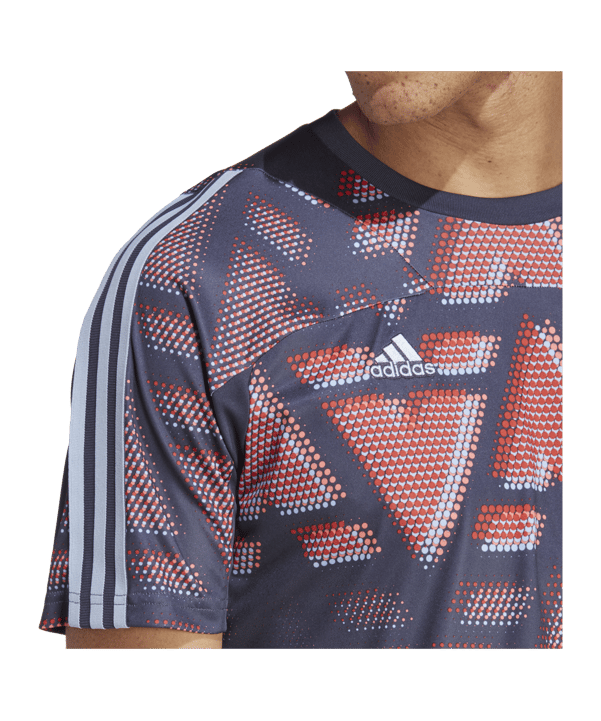 adidas Tiro Trikot Rot Blau - blau