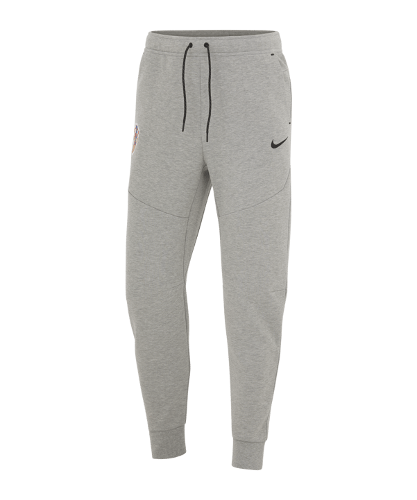 Nike Kroatien Tech Fleece Jogginghose EM 2024 Grau Schwarz F063 - grau
