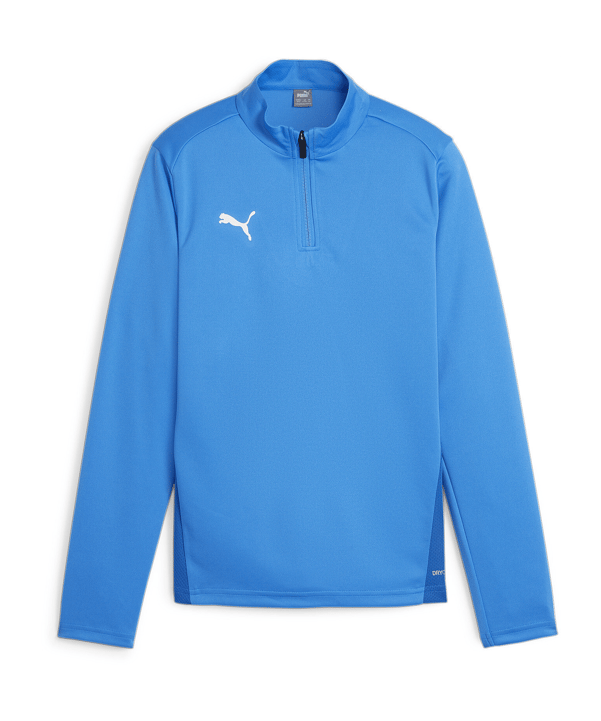 PUMA teamGOAL Training 1/4 Zip Sweatshirt Kids F02 - blau