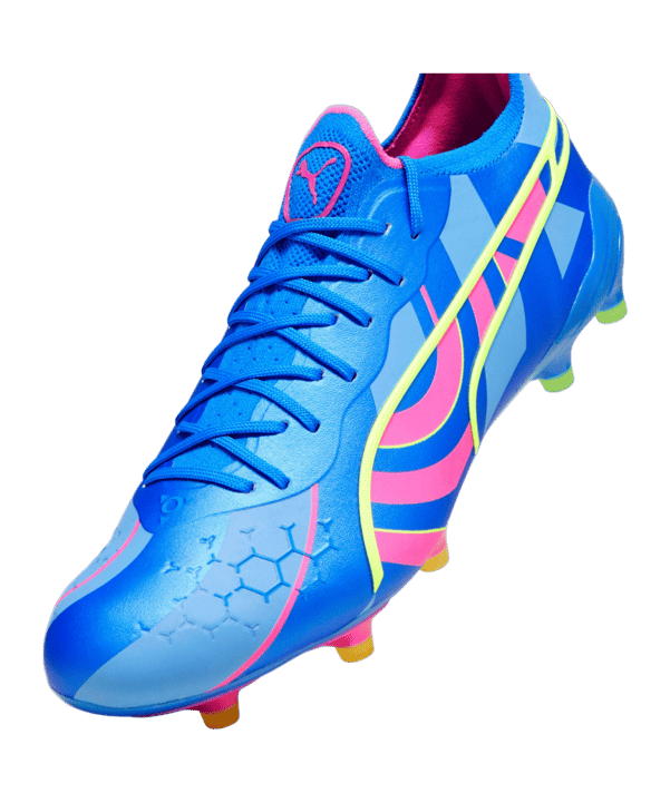 PUMA KING Ultimate Energy FG/AG Blau Pink F01 - blau