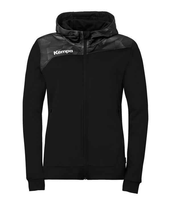 Kempa Athletics 29 Kapuzenjacke Damen Schwarz F01 - schwarz