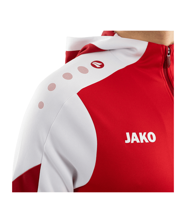 JAKO Dynamic Zip Kapuzenjacke Rot F114 - rot