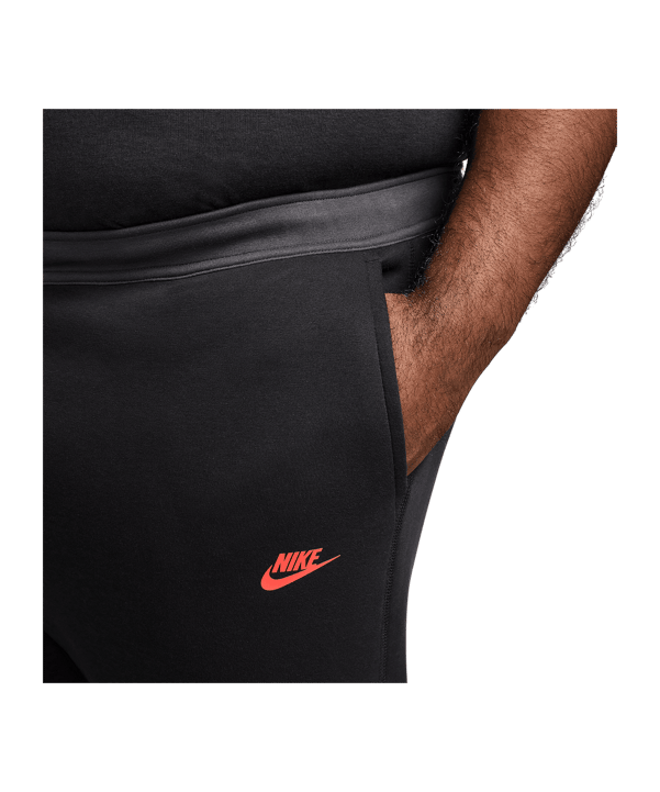 Nike Tech Fleece Jogginghose Schwarz Grau F013 - schwarz